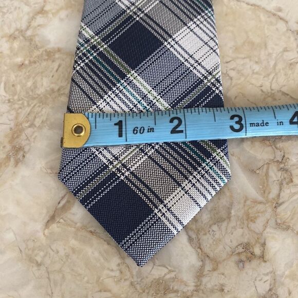 Original Penguin 100% Silk Plaid Tie - Picture 7 of 7